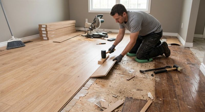 Laminate Floor Installation in Poway, CA