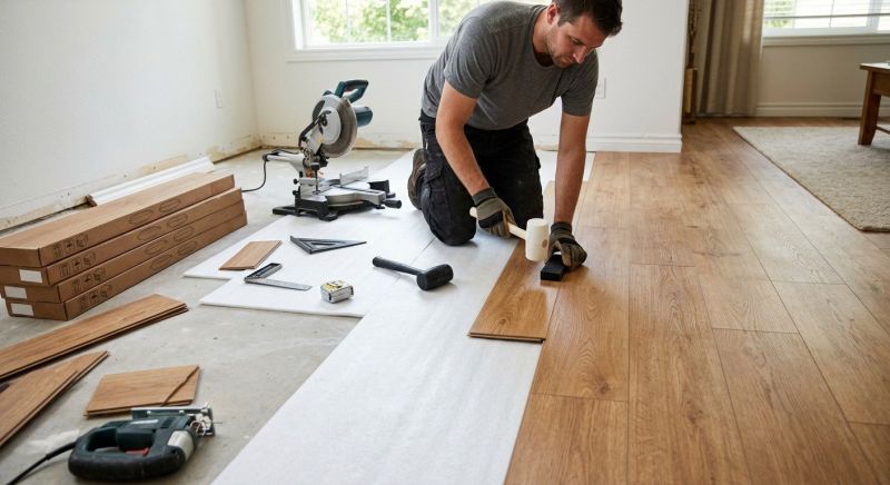 Laminate Floor Replacement in Poway, CA