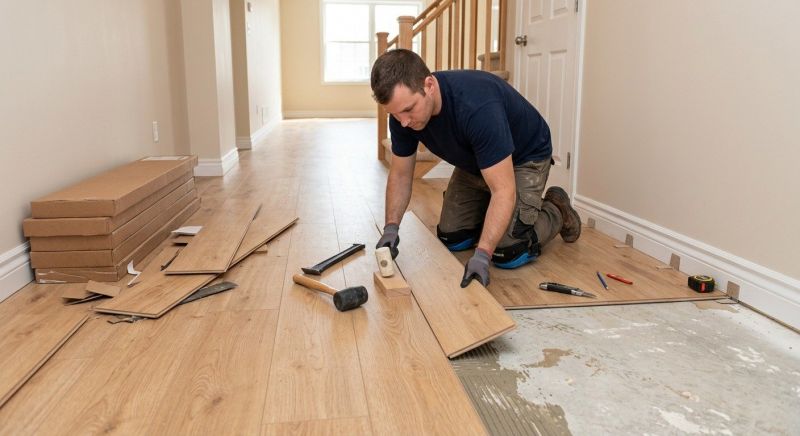 Laminate Floor Replacement in Rancho Santa Fe, CA