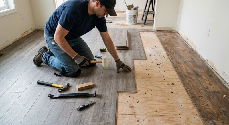 Laminate Floor Replacement in Santee, CA