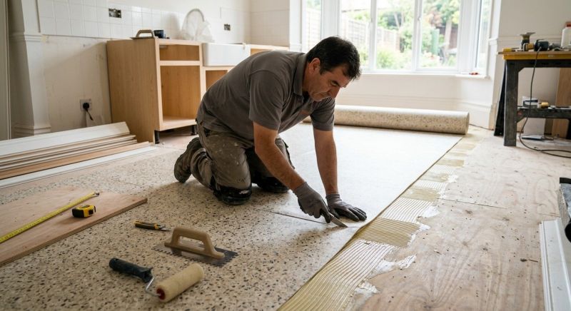 Linoleum Floor Installation in Jamul, CA