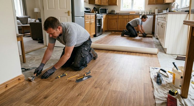 Linoleum Flooring Replacement in San Diego, CA