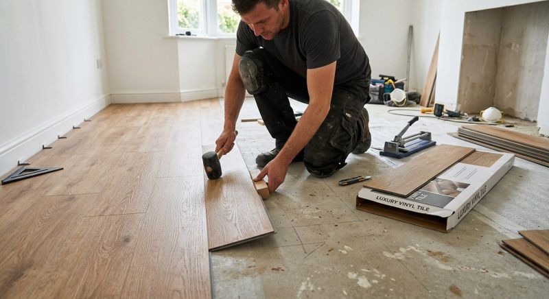 Luxury Vinyl Tile Installation in Carlsbad, CA