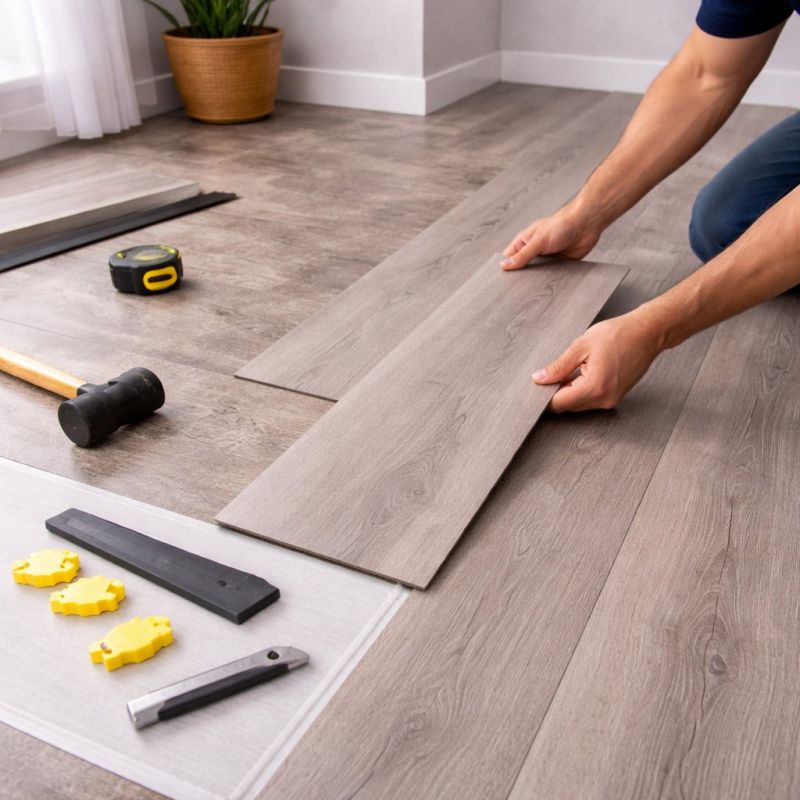 Luxury Vinyl Tile Installation in Ramona, CA