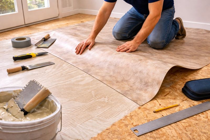 Sheet Vinyl Installation in Jamul, CA